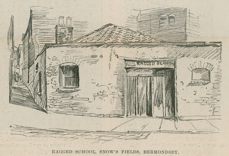 Jubileusz Związku Ragged School; Ragged School, Snows Fields, Bermondsey, Londyn autorstwa English School