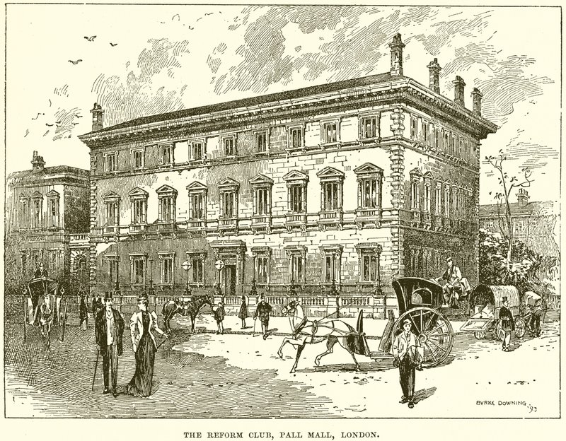 The Reform Club, Pall Mall, Londyn autorstwa English School