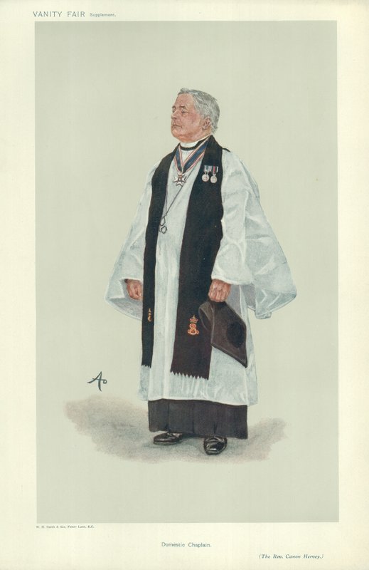 Wielebny kanonik Frederick Alfred John Hervey autorstwa English School