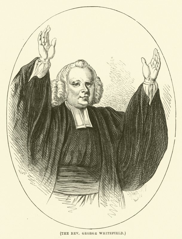 Wielebny George Whitefield (rycina) autorstwa English School