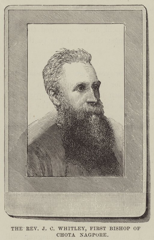 Wielebny J C Whitley, pierwszy biskup Chota Nagpore (rycina) autorstwa English School