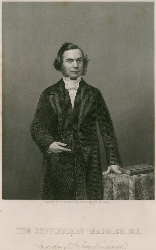 Wielebny Robert Maguire, St James Clerkenwell autorstwa English School