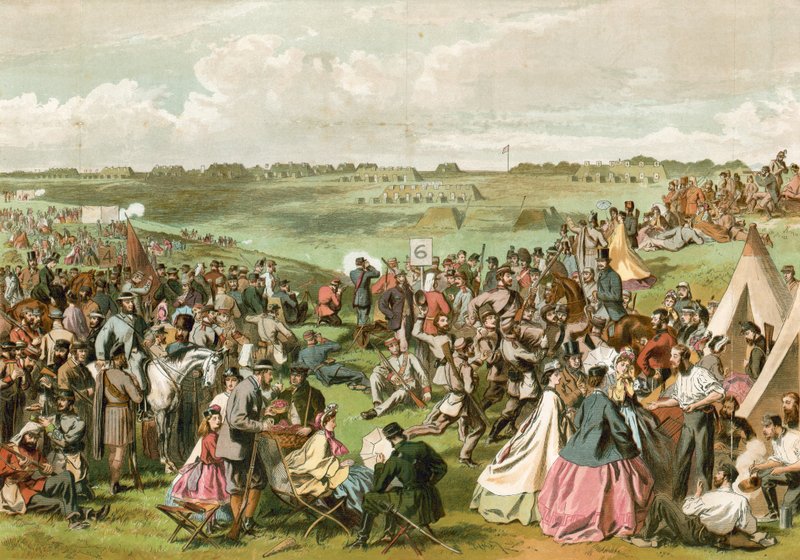 Konkurs strzelecki, Wimbledon, 1864 autorstwa English School