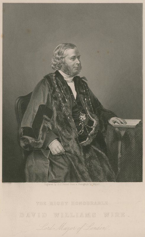 Szanowny David Williams Wire, burmistrz Londynu autorstwa English School