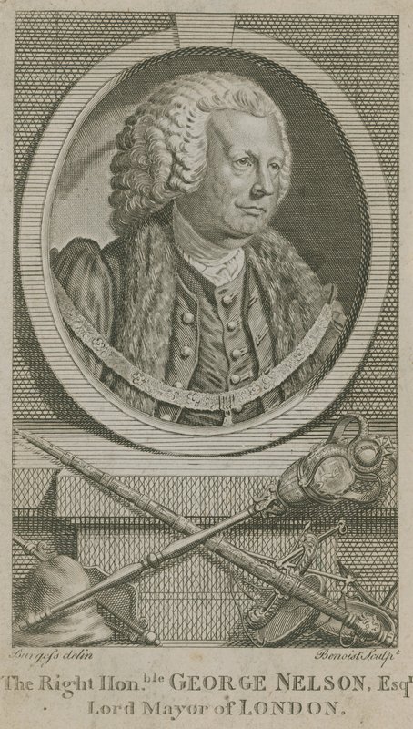 Wielce Szanowny George Nelson, burmistrz Londynu autorstwa English School