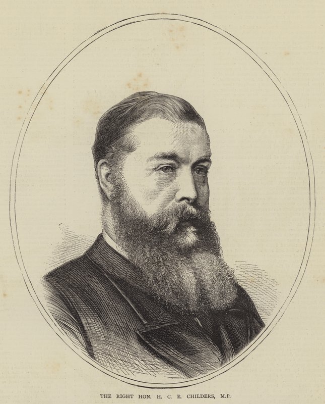 The Right Honorable H C E Childers, MP (grawerowanie) autorstwa English School