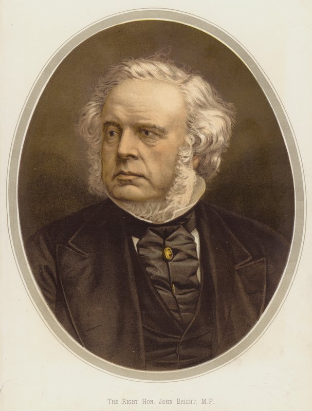 Czcigodny poseł John Bright (chromolit) autorstwa English School