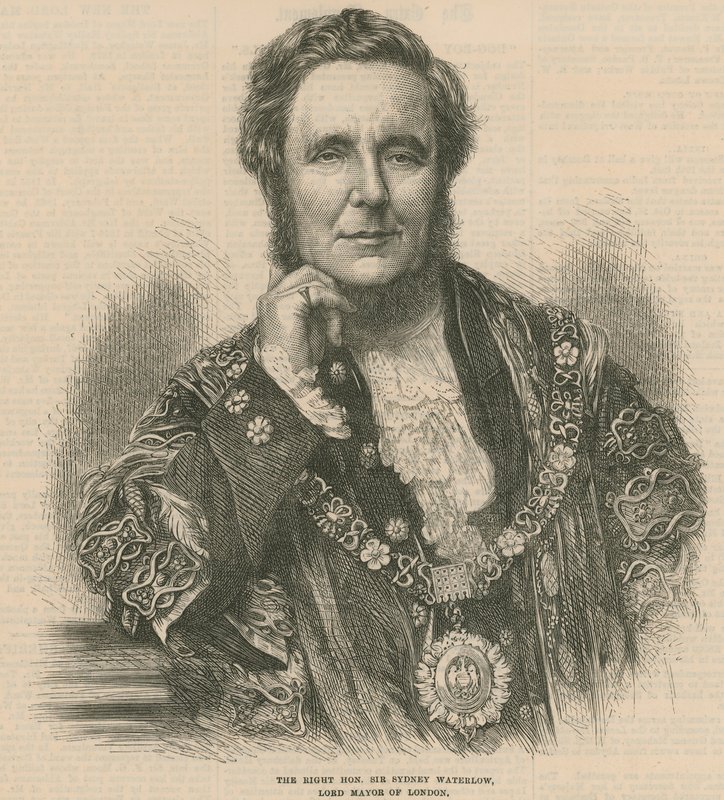 Szanowny Sir Sydney Waterlow, burmistrz Londynu autorstwa English School