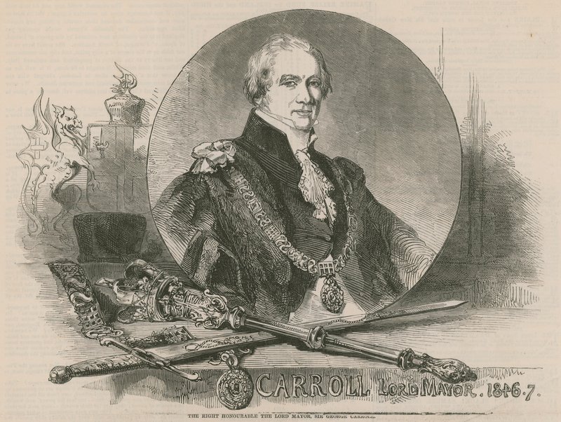 Szanowny Lord Burmistrz Sir George Carroll autorstwa English School
