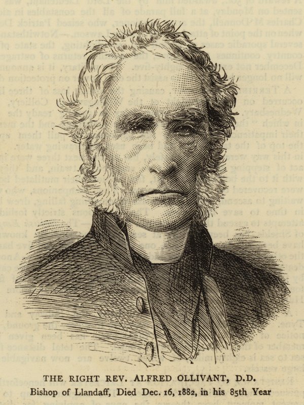 Wielebny Alfred Ollivant, DD (rycina) autorstwa English School