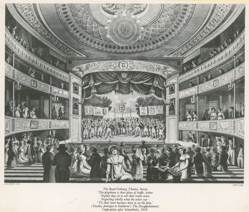 Teatr Królewski Cobourg, Surrey autorstwa English School