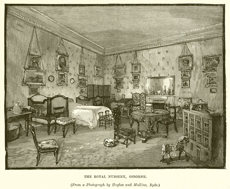 Królewski żłobek, Osborne autorstwa English School