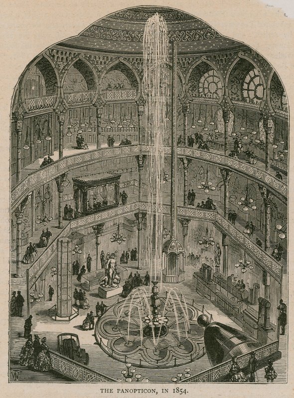 Królewski Panopticon Nauki i Sztuki, Leicester Square, Londyn autorstwa English School