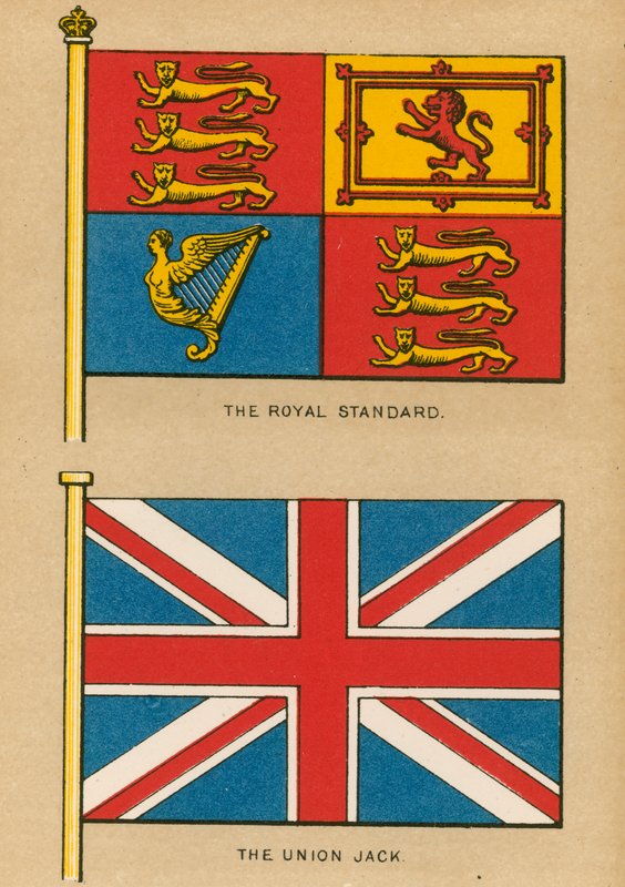 Królewski standard. Union Jack autorstwa English School