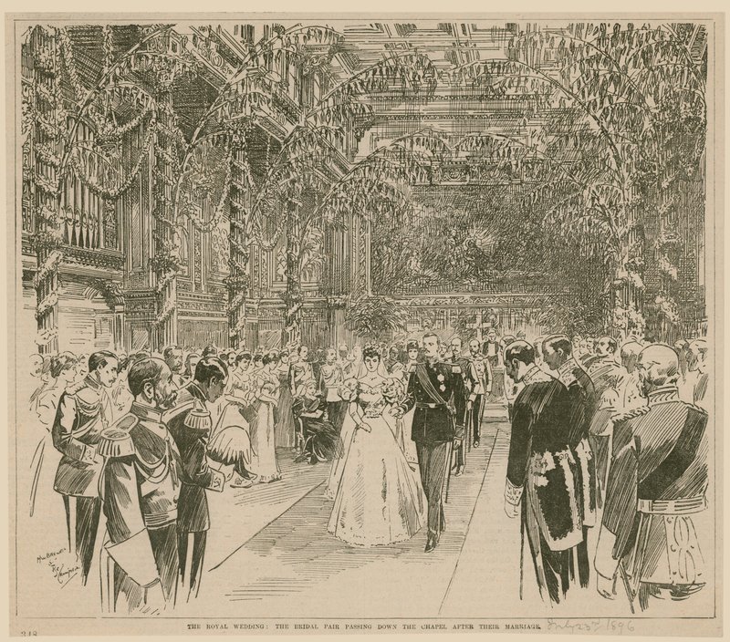 Królewskie Wesele, 23 lipca 1896 r autorstwa English School