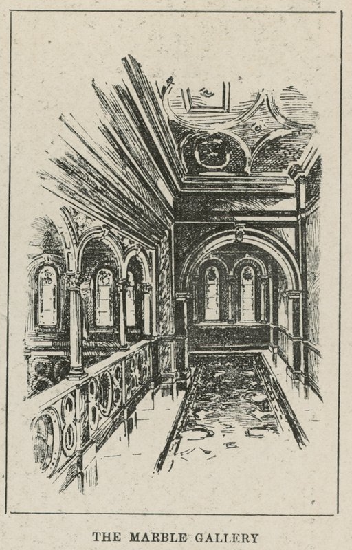 Hotel Russell, Russell Square: Galeria Marmurowa (grawerunek) autorstwa English School