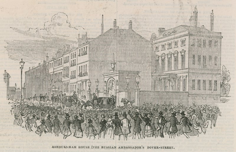 Dom Ambasadorów Rosji; Ashburnham House, Dover Street, Londyn autorstwa English School
