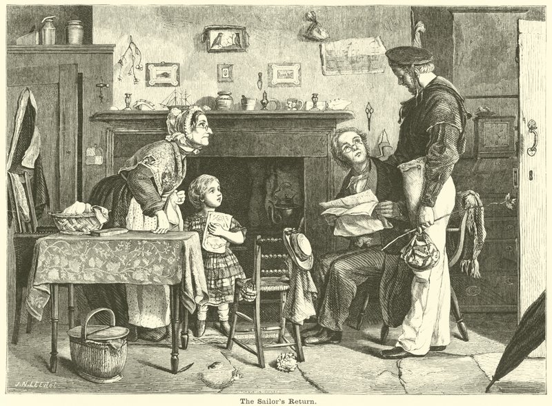 Powrót marynarzy autorstwa English School