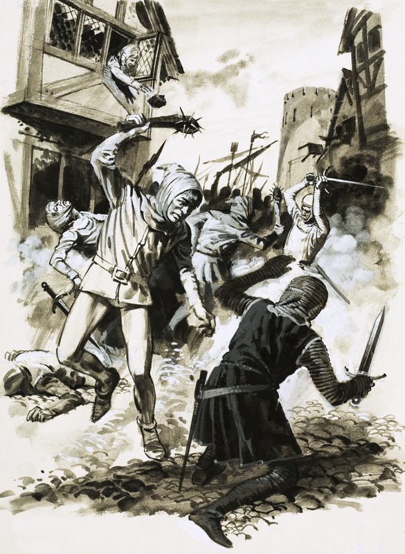 Święty Król. Edward Wyznawca autorstwa English School
