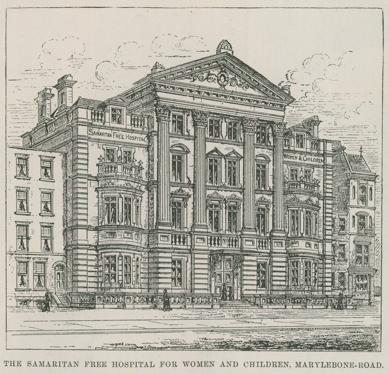 Samarytanin Wolny Szpital dla Kobiet i Dzieci, Marylebone Road autorstwa English School