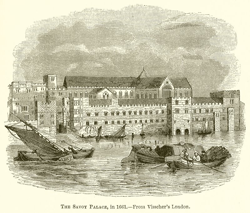 Pałac Sabaudzki, 1661 autorstwa English School