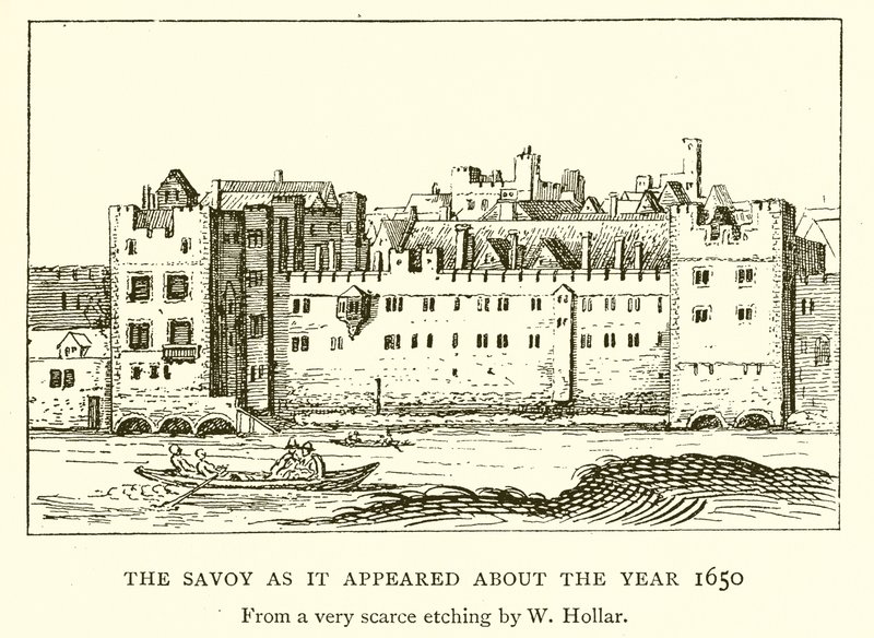 Savoy, jak się pojawił około roku 1650 autorstwa English School