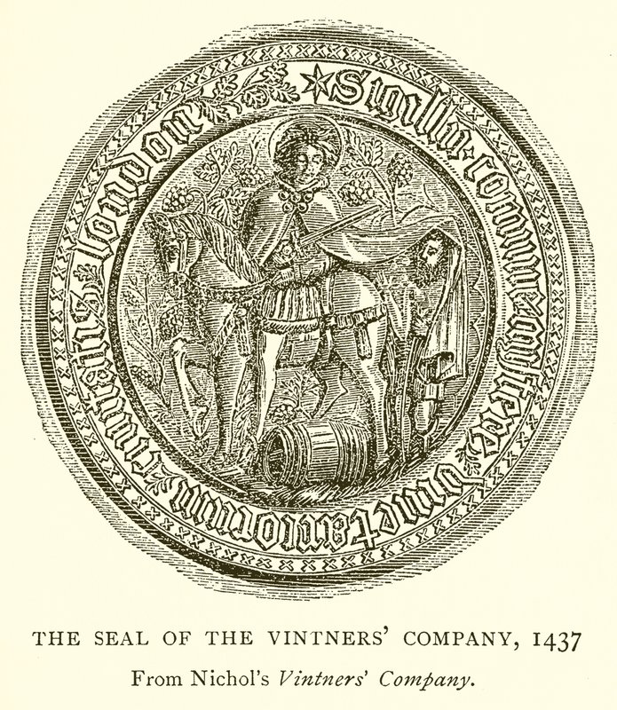 Pieczęć firmy winiarskiej, 1437 autorstwa English School
