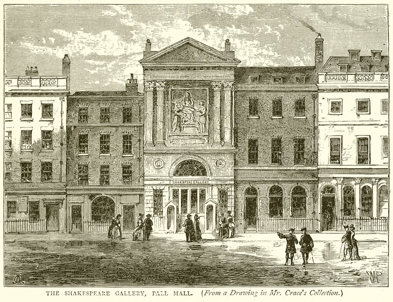 Galeria Szekspira, Pall Mall autorstwa English School