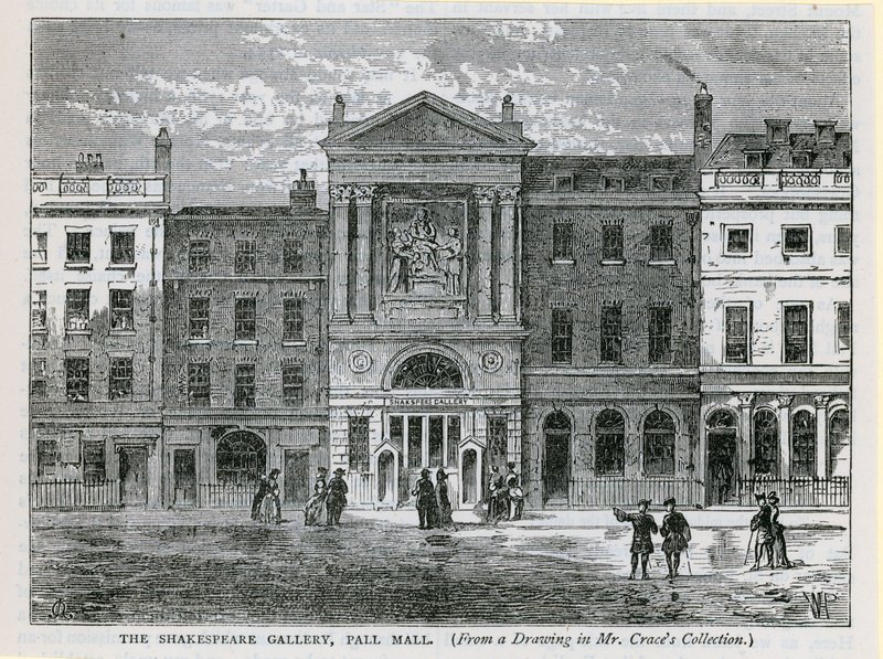 Galeria Szekspira, Pall Mall, Londyn autorstwa English School