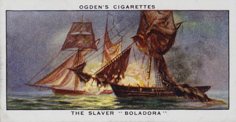 Niewolnica "Boladora" (kolorowa litografia) autorstwa English School