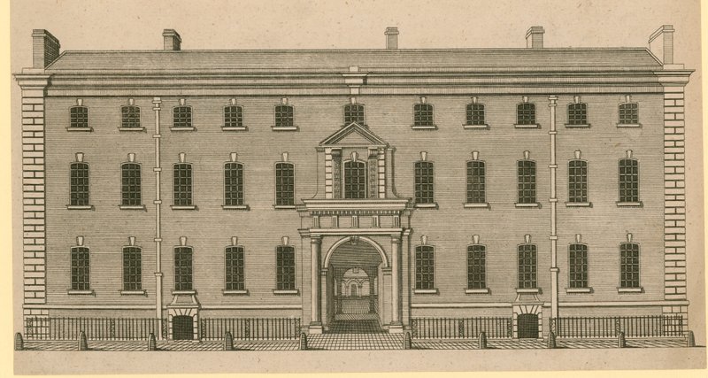 Dom nad Morzem Południowym przy Threadneedle Street w Londynie autorstwa English School