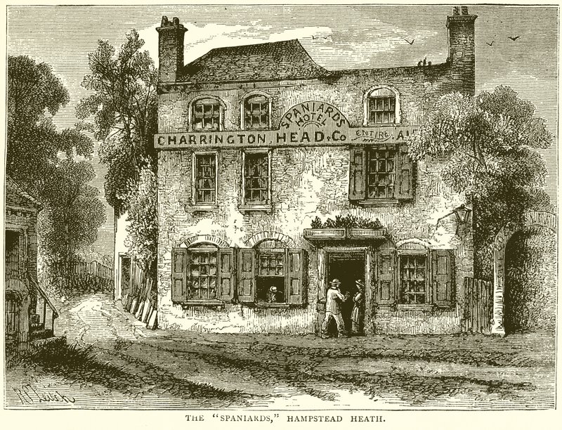Hiszpanie, Hampstead Heath autorstwa English School