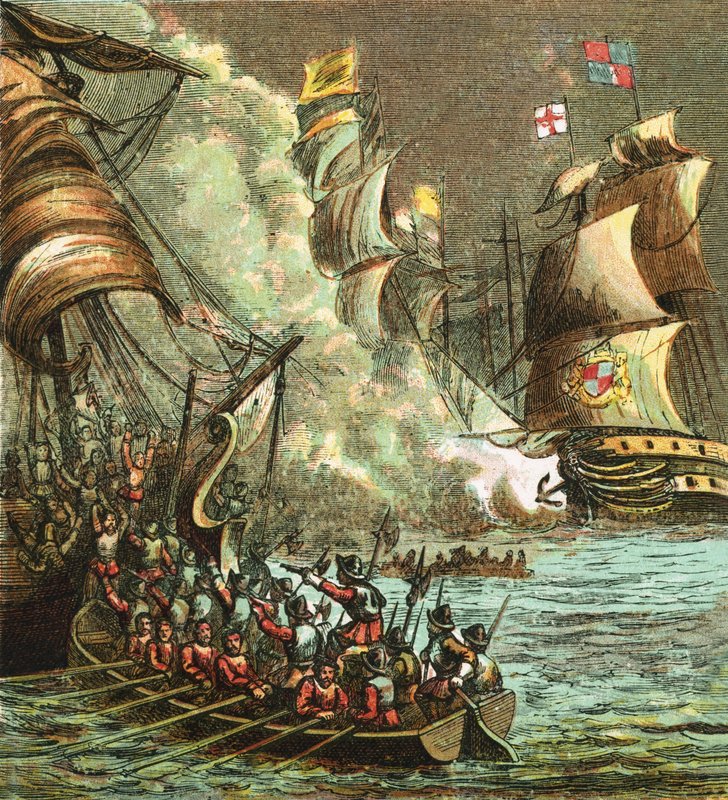 Hiszpańska Armada autorstwa English School