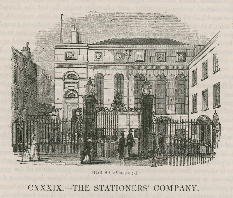 The Stationers Company: Hala firmy autorstwa English School