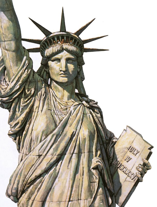 Statua Wolności na Wyspie Bedloe