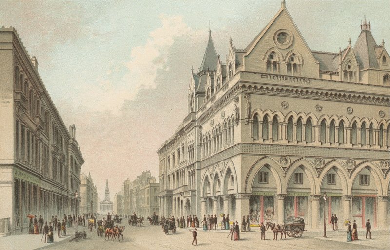 Giełda Papierów Wartościowych, Buchanan Street - Glasgow autorstwa English School