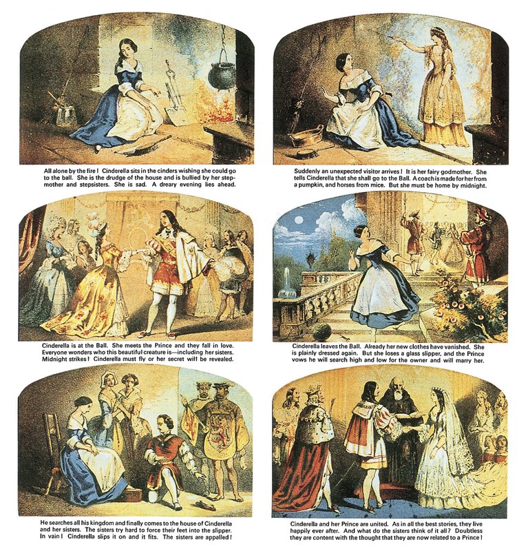 Historia Kopciuszka autorstwa English School
