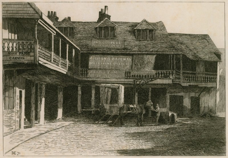 The Tabard Inn, Southwark autorstwa English School
