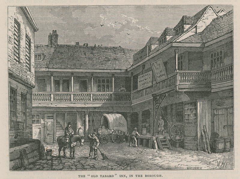 The Tabard Inn, Southwark autorstwa English School