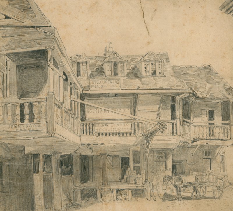 The Tabard Inn, Southwark autorstwa English School