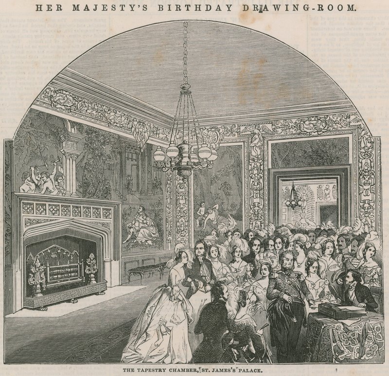 Komnata Gobelinów w Pałacu Św. Jakuba autorstwa English School