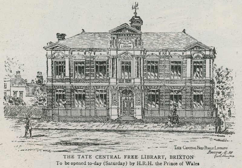 Tate Central Free Library, Brixton autorstwa English School