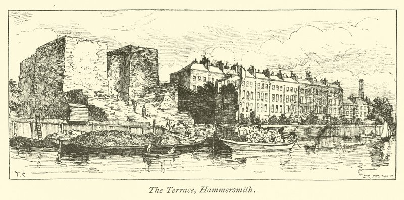 Taras, Hammersmith autorstwa English School