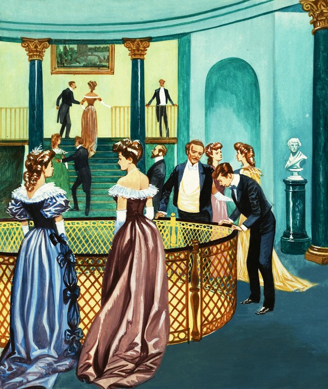 The Theatre Royal autorstwa English School