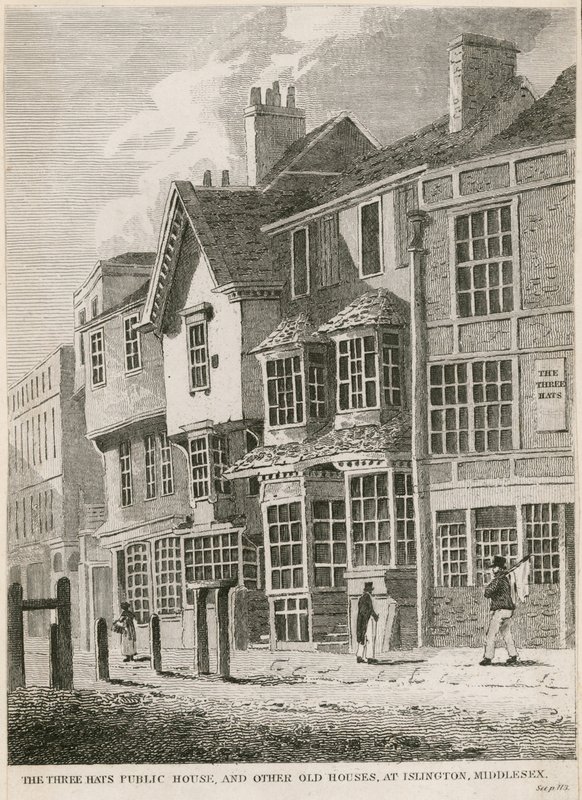 Publiczny Dom Trzech Kapeluszy, Islington autorstwa English School