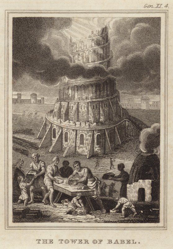 Wieża Babel autorstwa English School