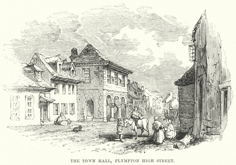 Ratusz, Plympton High Street (rycina) autorstwa English School