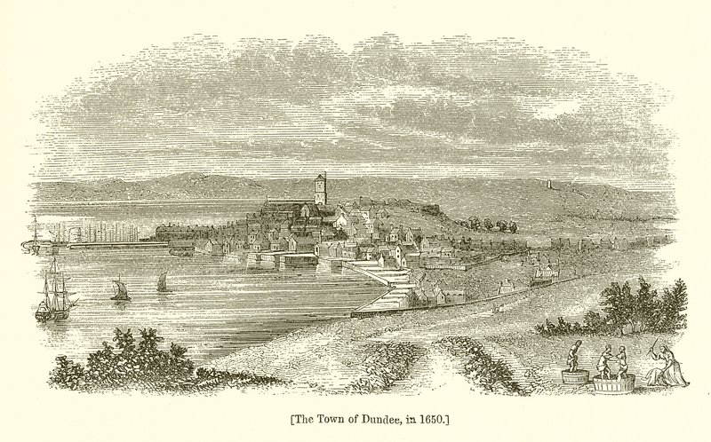 Miasto Dundee, rok 1650 autorstwa English School