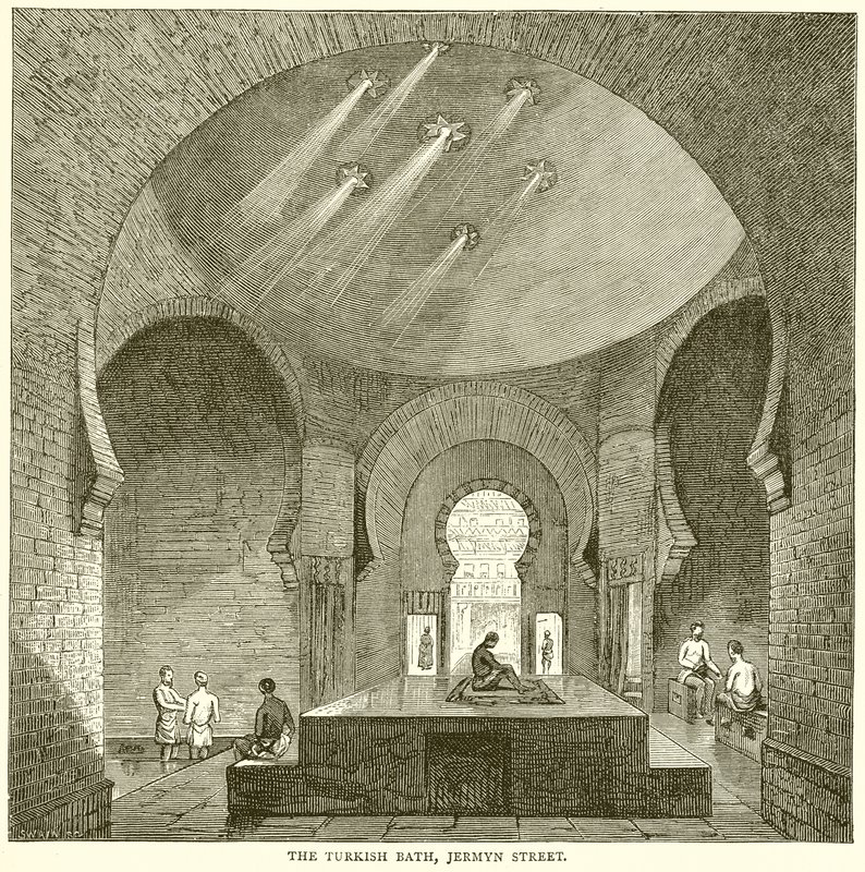 Łaźnia Turecka, Jermyn Street autorstwa English School