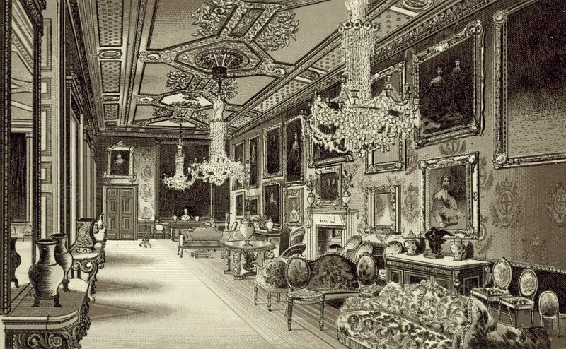 Pokój Vandyke, zamek Windsor autorstwa English School